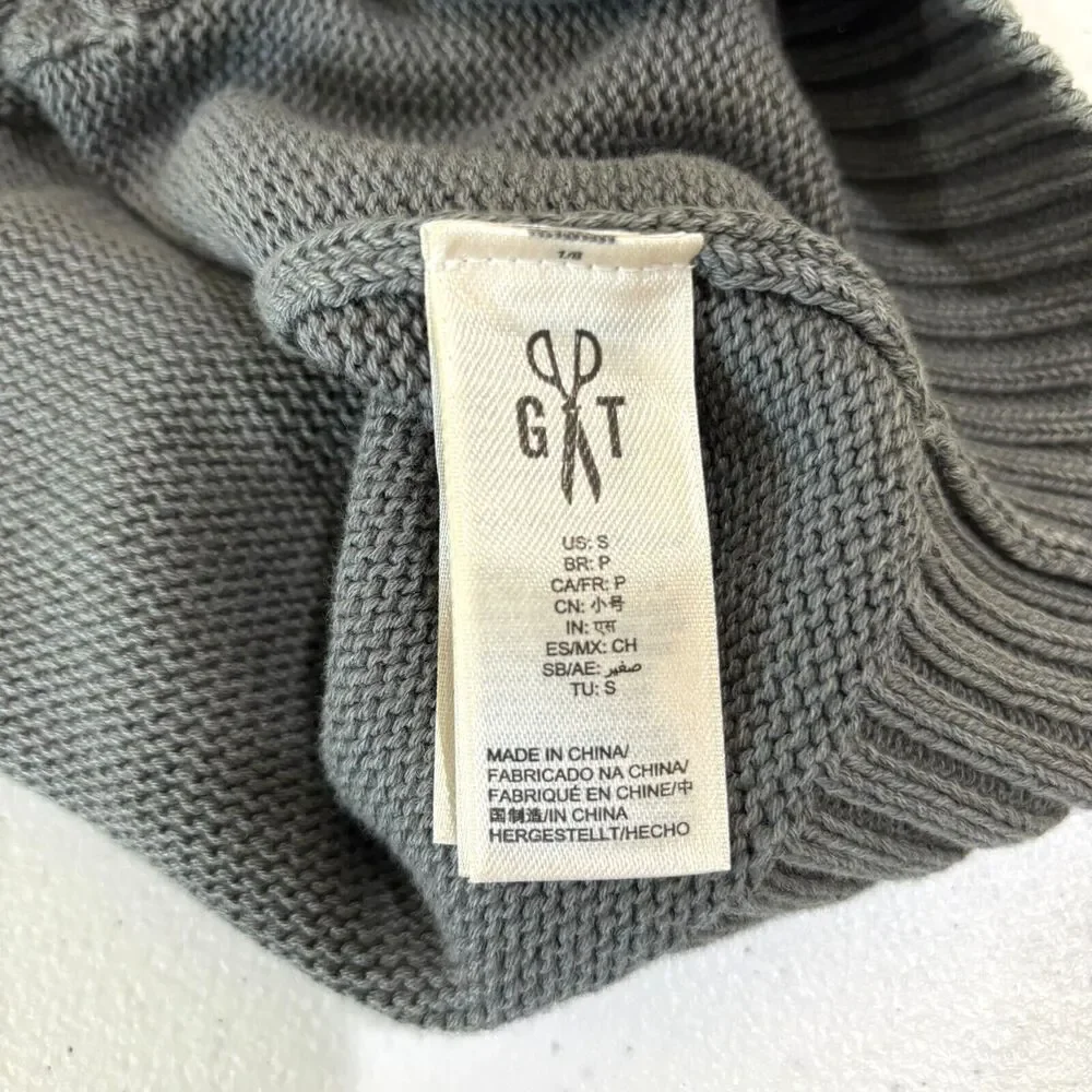 Goodthreads Mens Shawl Collar Cardigan S Gray Chunky Academia Old Money